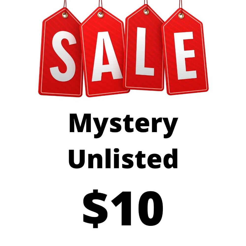 Unlisted items $10 and under, bundle for deals, everything must go